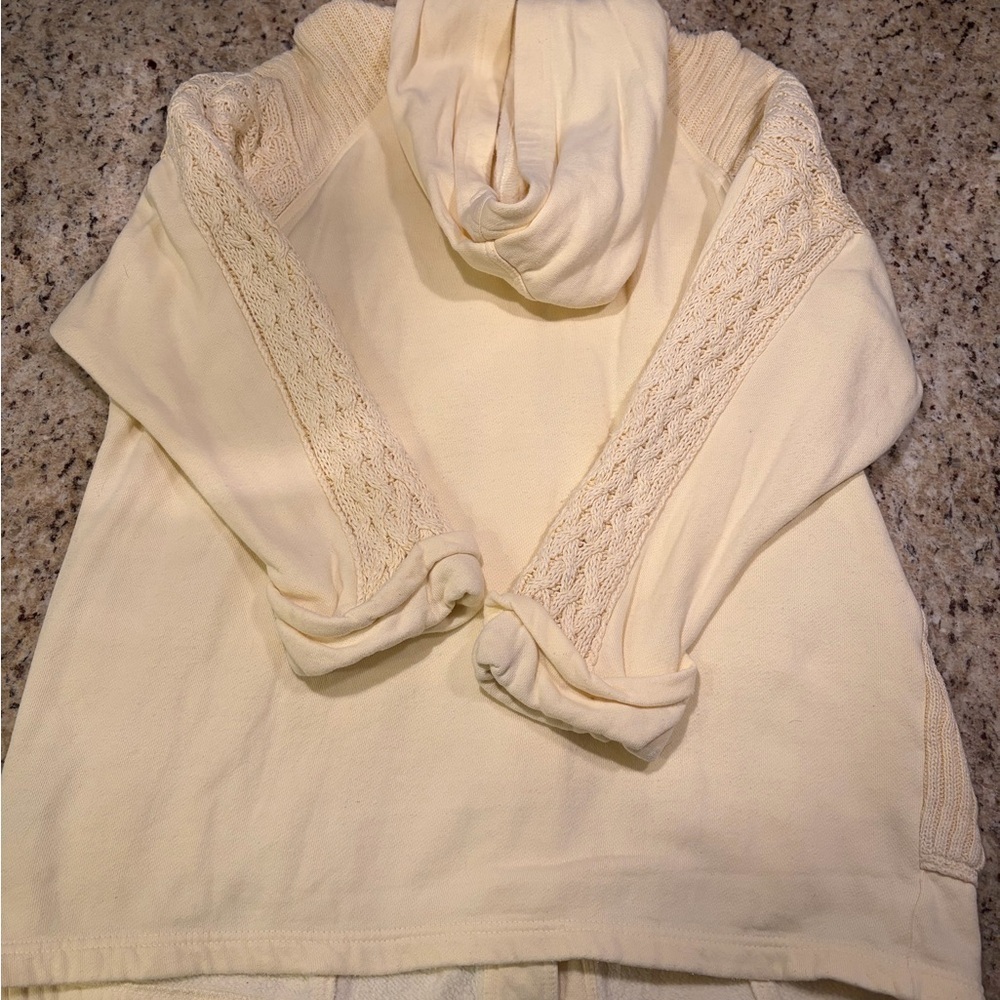 Vintage Cream Knit Button-Up Cardigan - Picture 6 of 8